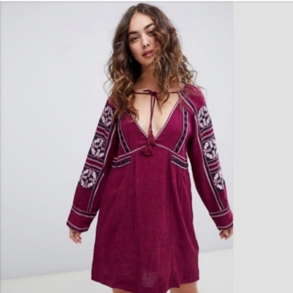 Free People All My Life Embroidered Mini Dress - Picture 3 of 10